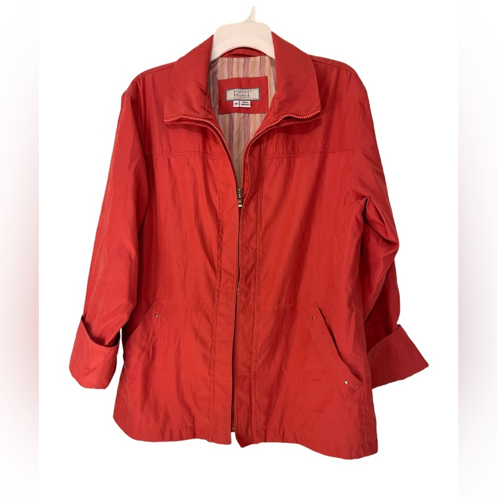Izzi windbreaker zipped jacket women Size M
